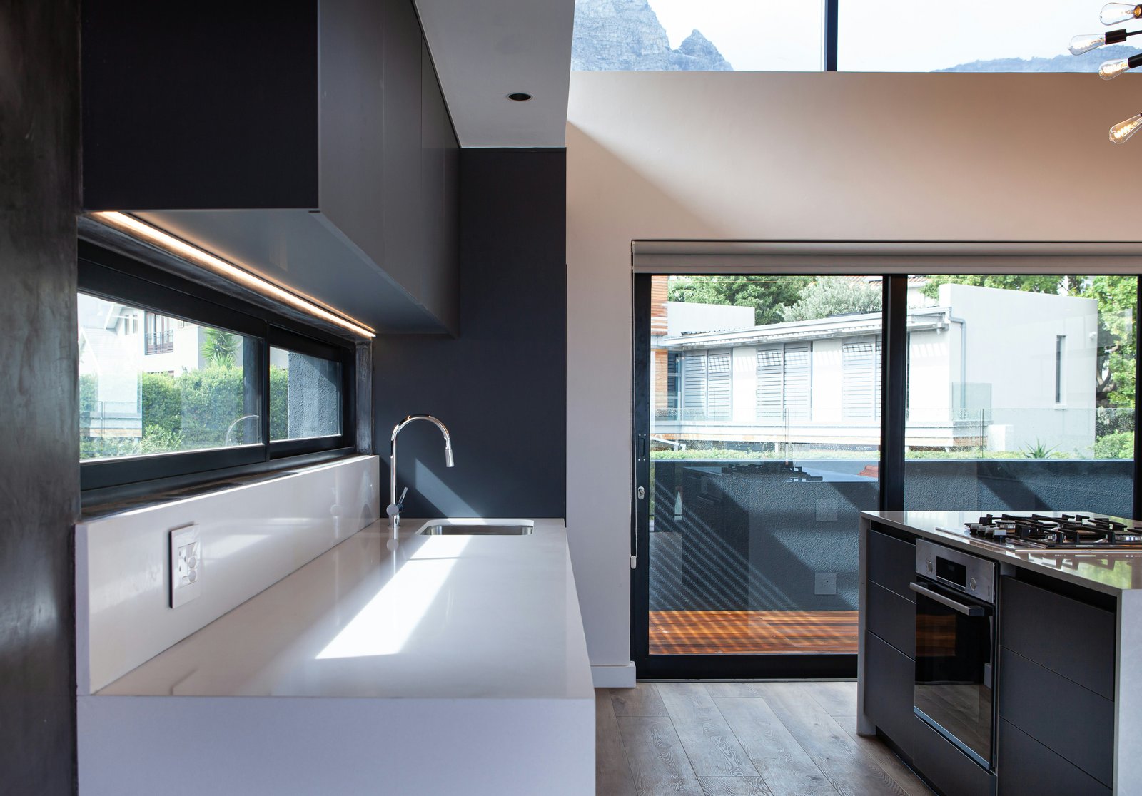 Luxury kitchen with premium quartz countertops